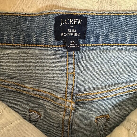 J Crew Slim Boyfriend jeans size 26 - Picture 4 of 7